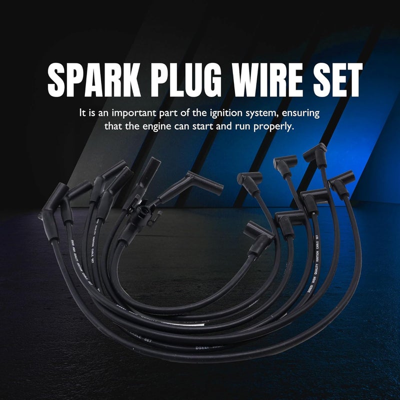 OXCANO 6716081 Ignition Spark Plug Wires Set of 7 Compatible with Ford Aerostar 1991 1992 1993 1994 1995, Ranger 1991 1992 1993 1994 1995, Mazda B3000 1994 Replace ZZM118140 671-6081 - Image 3